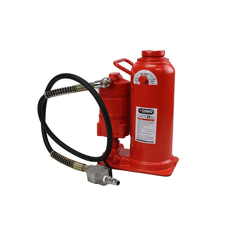 AIR HYDRAULIC BOTTLE JACK 22 TON MODEL: ZABJ-22PA