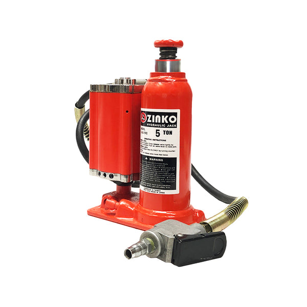 AIR HYDRAULIC BOTTLE JACK - 5 TON MODEL: ZABJ-5M