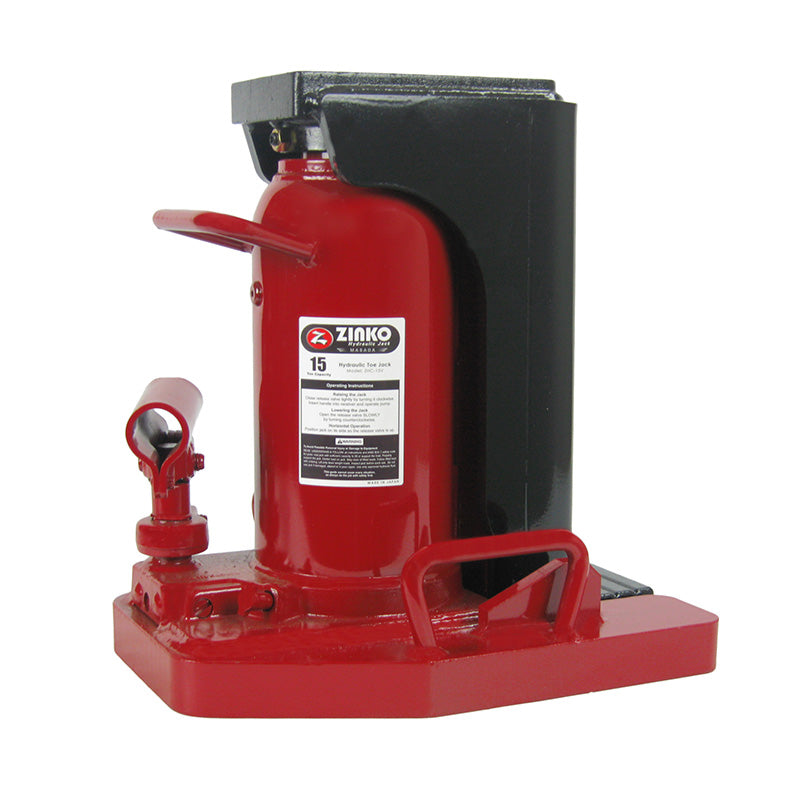 HYDRAULIC TOE JACK - 15 TON MODEL: ZHC-15V – Zinko Hydraulic Jack