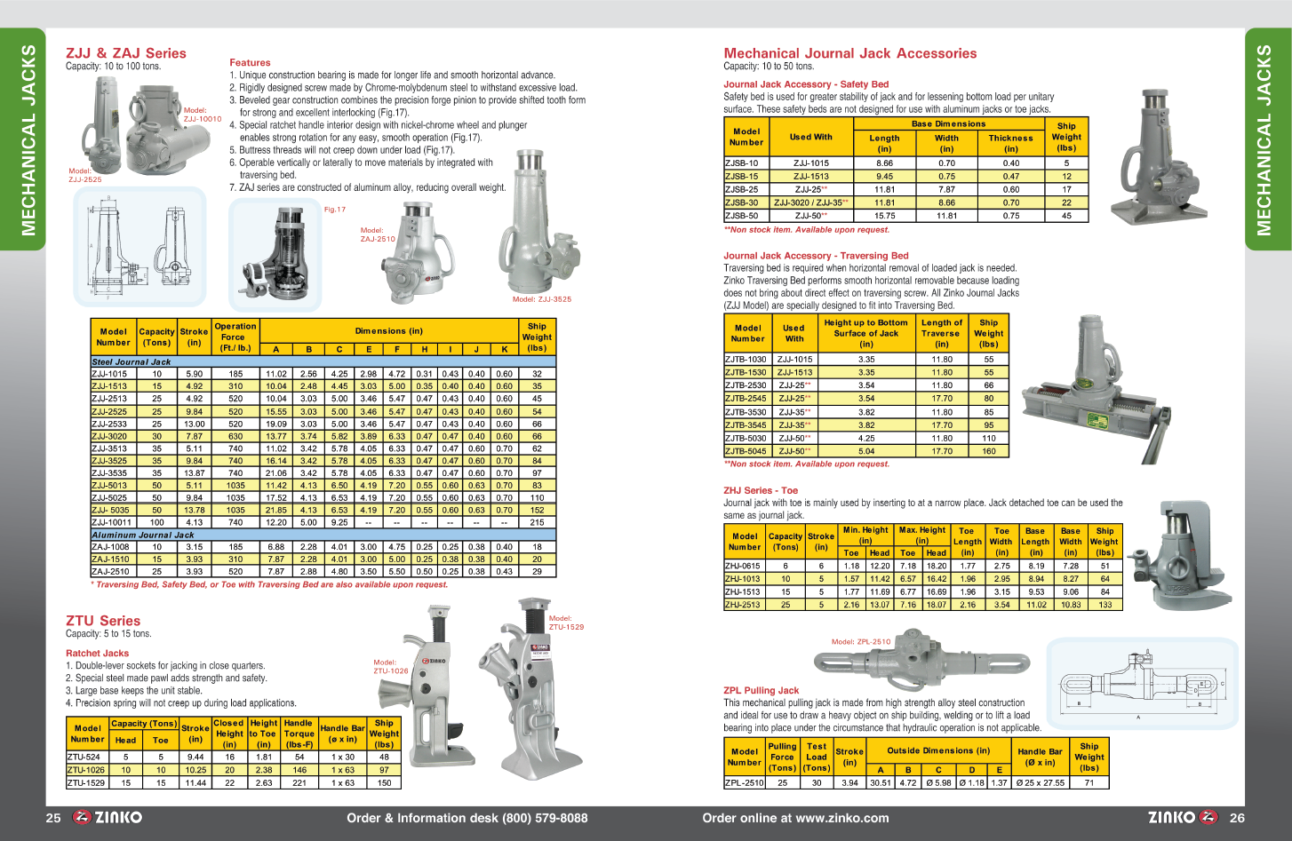 MECHANICAL JACK - 15 TON MODEL: ZJJ-1513 – Zinko Hydraulic Jack