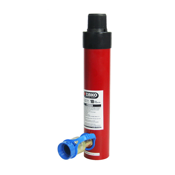 ZAR-106T: 10 Ton 6" Stroke, Threaded Single-Acting Cylinder