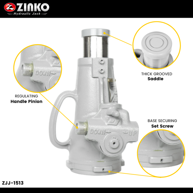 MECHANICAL JACK - 25 TON MODEL: ZJJ-2513 – Zinko Hydraulic Jack MECHANICAL JACK - 25 TON MODEL: ZJJ-2513 – Zinko Hydraulic Jack