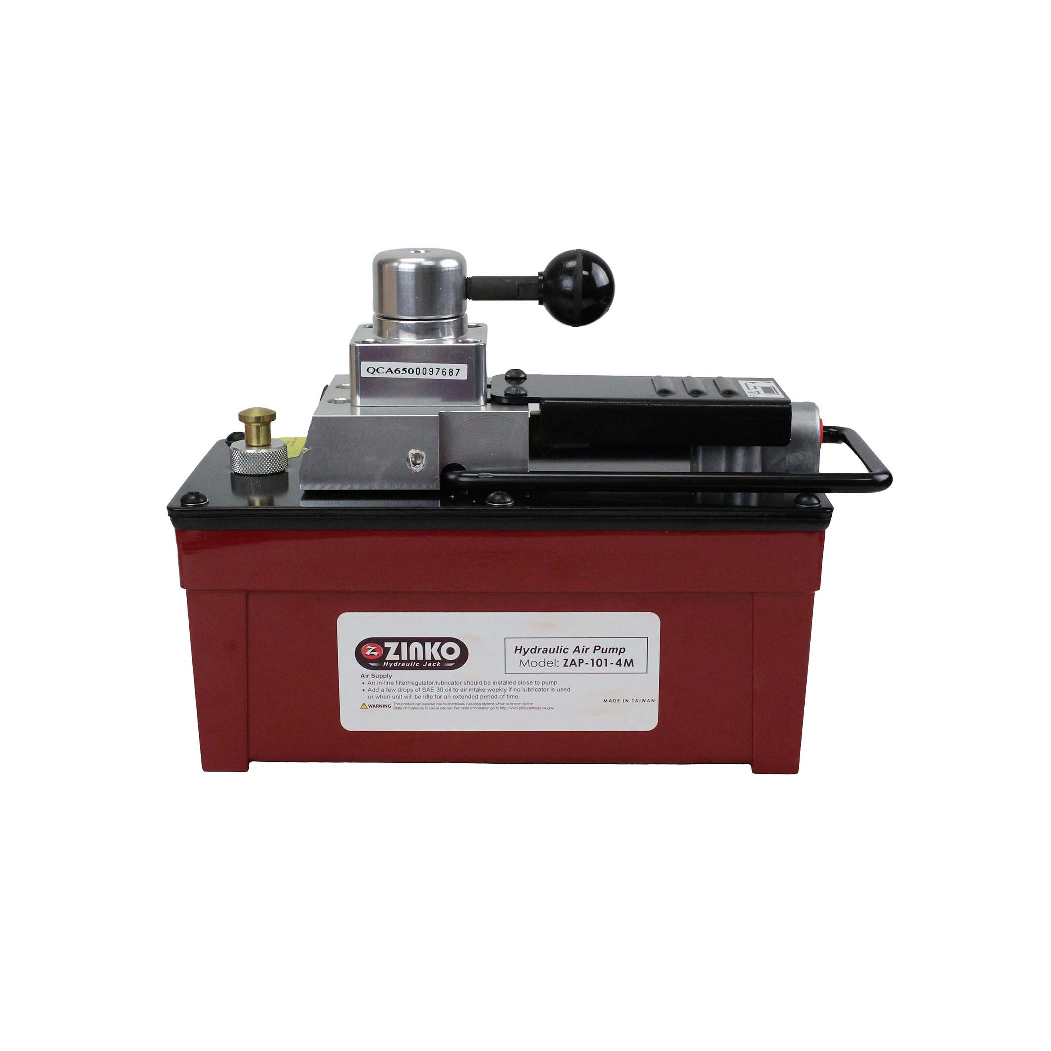 HYDRAULIC AIR PUMP With 4 Way 3 Position Valve (100 CU/IN) MODEL