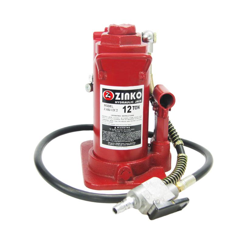 AIR HYDRAULIC BOTTLE JACK 12 TON MODEL ZABJ12C3 Zinko Hydraulic Jack