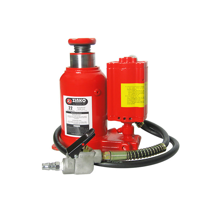 AIR HYDRAULIC BOTTLE JACK - 22 TON LOW PROFILE <br>MODEL: ZABJ-22PB